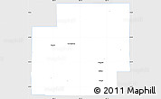 Silver Style Simple Map of Coal County, single color outside