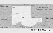 Gray Panoramic Map of Ellis County