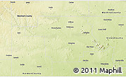 Physical 3D Map of Greer County