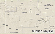 Shaded Relief 3D Map of Greer County