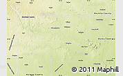 Physical Map of Greer County