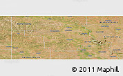 Satellite Panoramic Map of Greer County