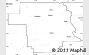 Blank Simple Map of Greer County