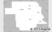 Gray Simple Map of Greer County