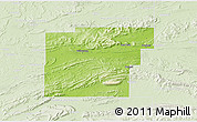 Physical 3D Map of Latimer County, lighten