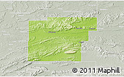 Physical 3D Map of Latimer County, lighten, semi-desaturated