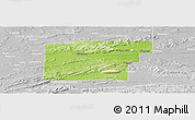 Physical Panoramic Map of Latimer County, lighten, desaturated