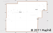 Classic Style Simple Map of Latimer County, cropped outside