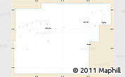 Classic Style Simple Map of Latimer County, single color outside