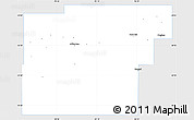 Silver Style Simple Map of Latimer County, single color outside