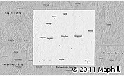 Gray 3D Map of Lincoln County