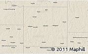 Shaded Relief 3D Map of Lincoln County