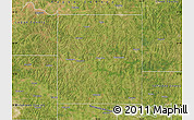 Satellite Map of Lincoln County