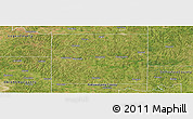 Satellite Panoramic Map of Lincoln County