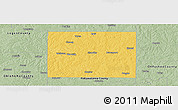 Savanna Style Panoramic Map of Lincoln County