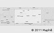 Silver Style Panoramic Map of Lincoln County