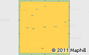 Savanna Style Simple Map of Lincoln County