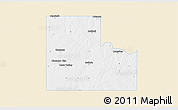 Classic Style 3D Map of Logan County, single color outside