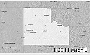 Gray 3D Map of Logan County