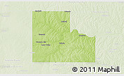 Physical 3D Map of Logan County, lighten