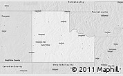 Silver Style 3D Map of Logan County