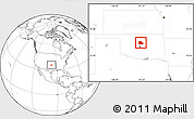 Blank Location Map of Logan County