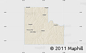 Shaded Relief Map of Logan County, single color outside