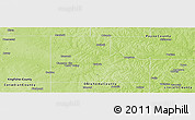 Physical Panoramic Map of Logan County