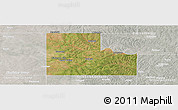 Satellite Panoramic Map of Logan County, lighten, semi-desaturated