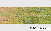 Satellite Panoramic Map of Logan County