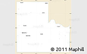 Classic Style Simple Map of Logan County, single color outside