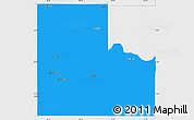Political Simple Map of Logan County, single color outside, borders and labels