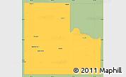 Savanna Style Simple Map of Logan County