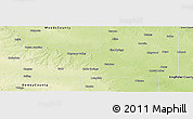 Physical Panoramic Map of Major County
