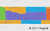 Political Panoramic Map of Major County