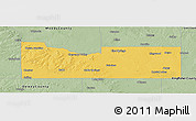 Savanna Style Panoramic Map of Major County