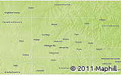 Physical 3D Map of Oklahoma County