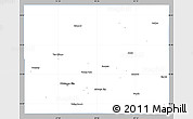 Gray Simple Map of Oklahoma County, single color outside