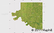 Satellite Map of Osage County, cropped outside