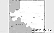 Gray Simple Map of Osage County