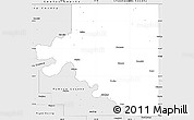 Silver Style Simple Map of Osage County