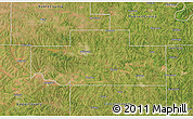 Satellite 3D Map of Payne County