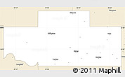 Classic Style Simple Map of Payne County