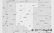 Silver Style Map of Rogers County