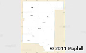 Classic Style Simple Map of Rogers County, single color outside