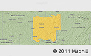 Savanna Style Panoramic Map of Seminole County