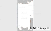 Gray Simple Map of Seminole County, cropped outside