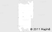 Silver Style Simple Map of Seminole County