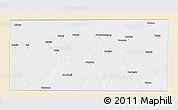 Classic Style 3D Map of Texas County, single color outside