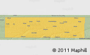 Savanna Style Panoramic Map of Texas County
